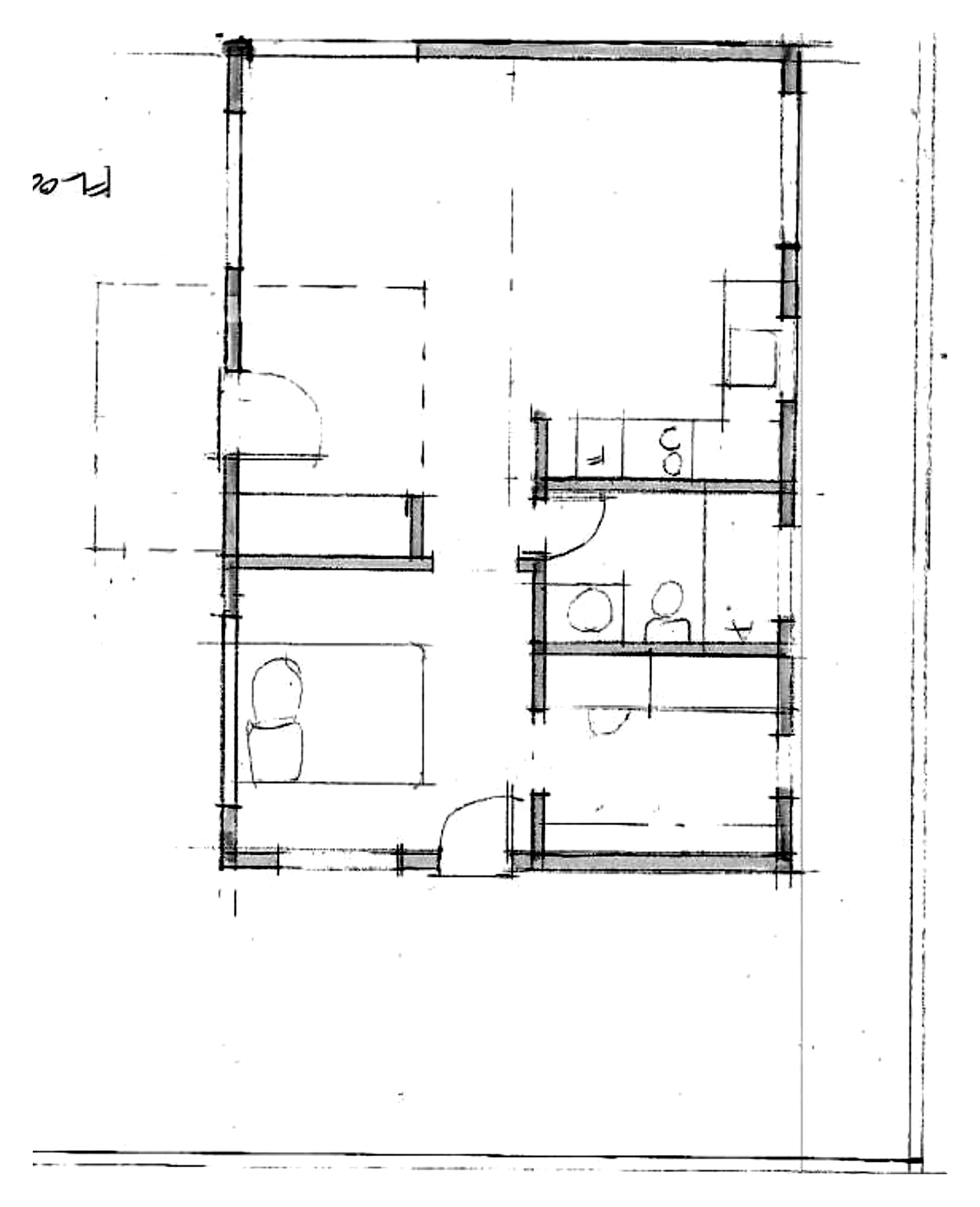 Floor plan sketch